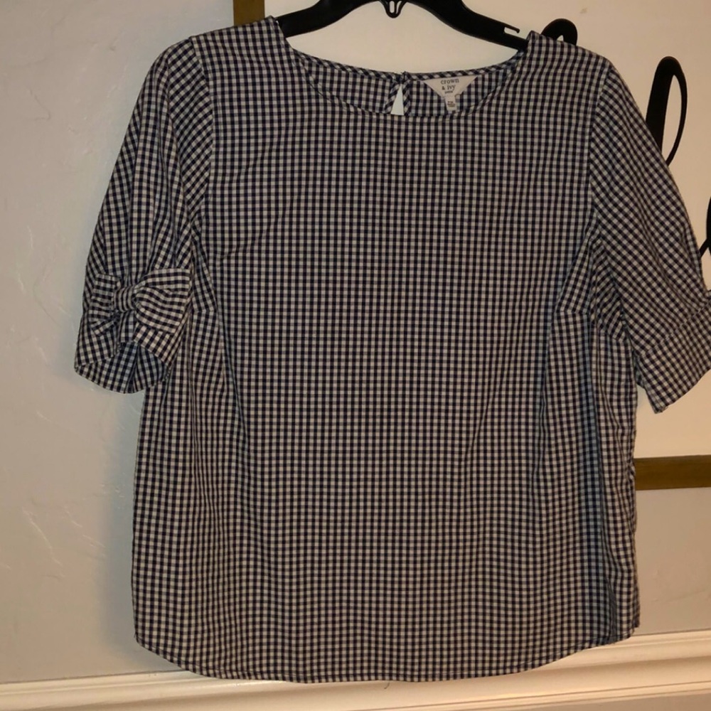 Checkered blouse